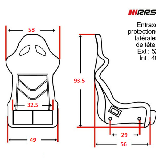 RRS - CONTROL CARBON M FIA RACING SEAT