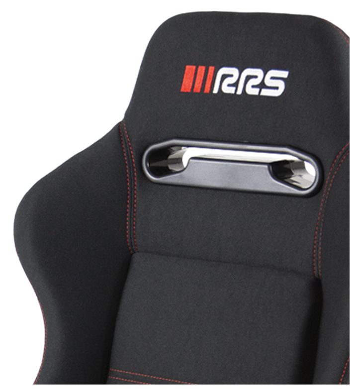 RRS - Reclining black race seat with slider