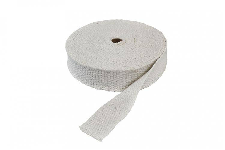 TurboWorks - Exhaust heat wrap White Ceramic 50mm x 2mm 10m