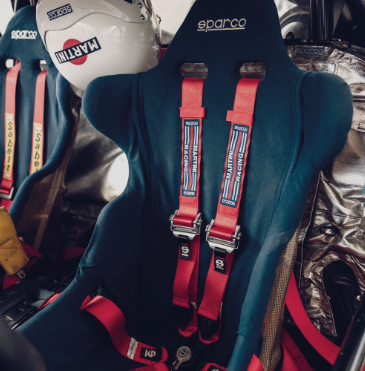 SPARCO - 6-POINT SEAT BELT MARTINI RACING FIA