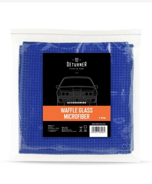 DETURNER WAFFLE GLASS TOWEL 40x40cm - Mikroškiedras dvielis