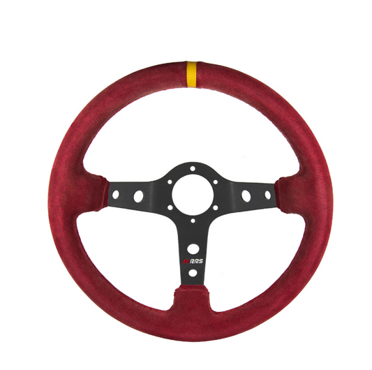 RRS - CORSA grey  steering wheel suede