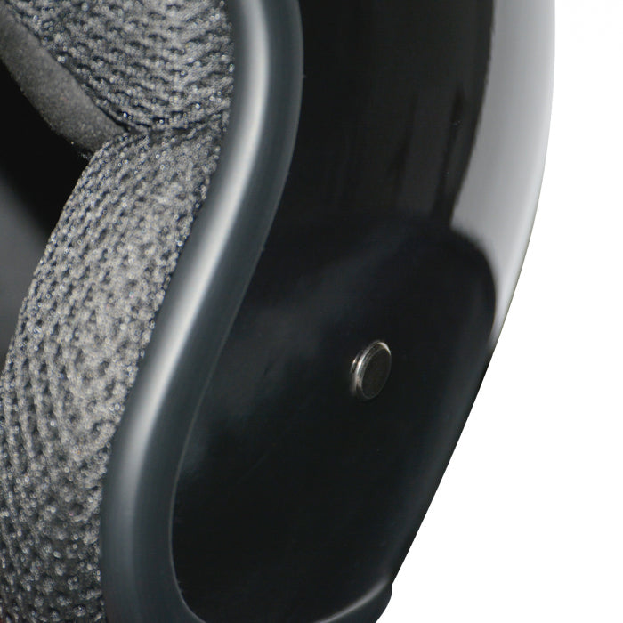 RRS - LEASURE OPEN FACE CE 22-05 GLOSS BLACK HELMET