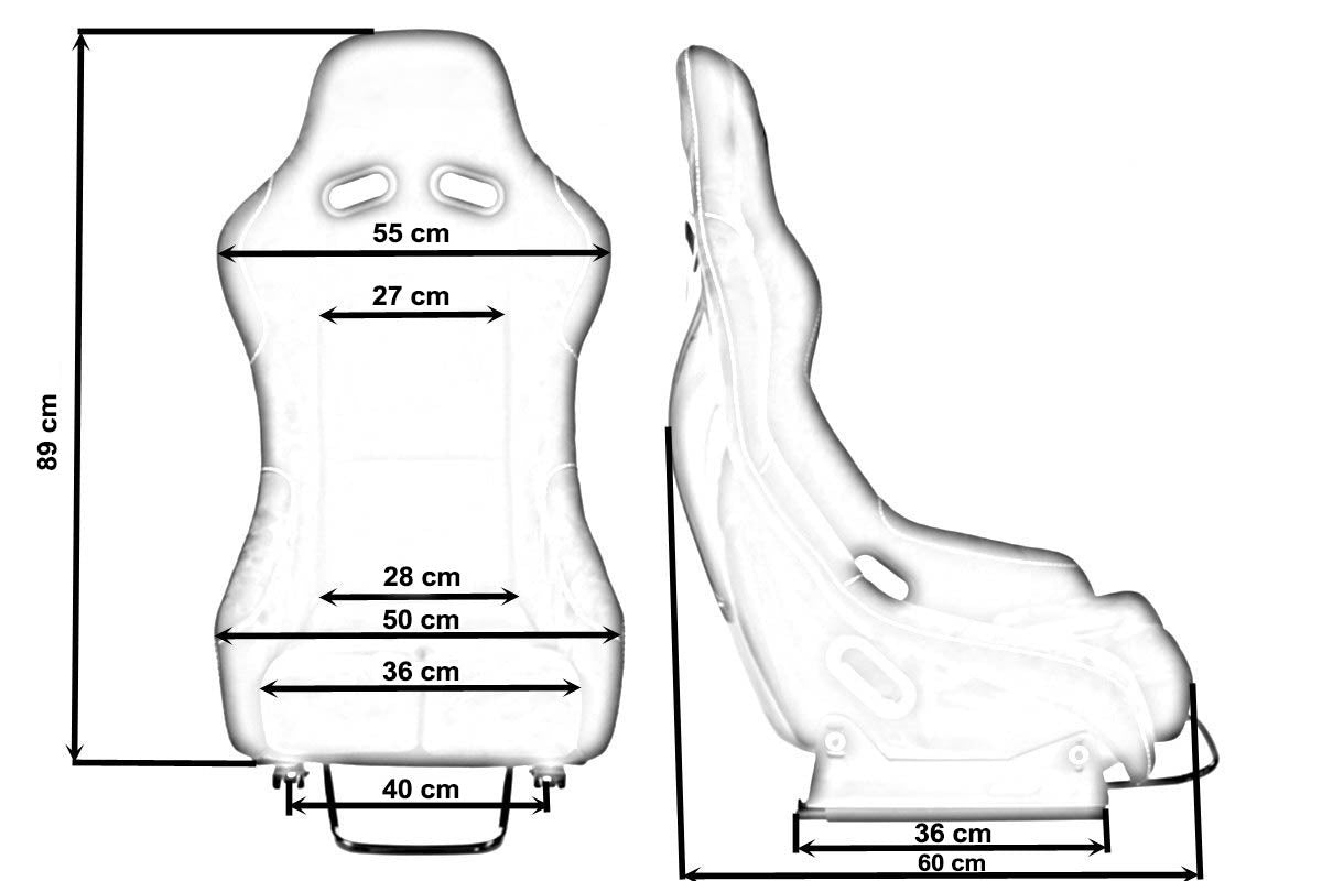 BRIDE Replica - Racing seat  K608 Suede Black