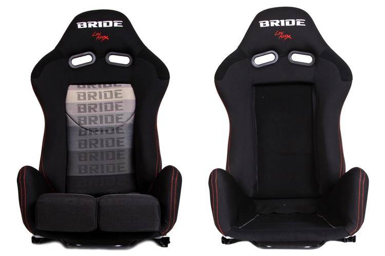 BRIDE Replica - Racing seat LOW MAX K608 Velvet Black Grey