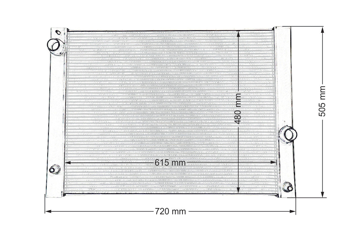 TurboWorks - Sports Water Radiator BMW E60 E61