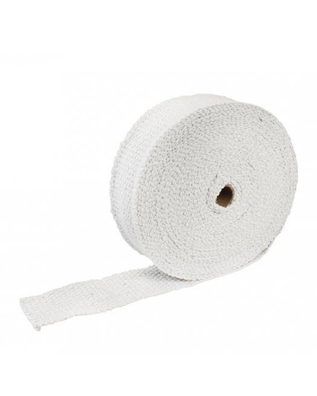 TurboWorks - Exhaust heat wrap  White Ceramic 50mm x 2mm 10m 