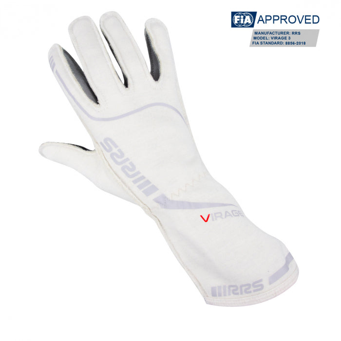 RACING GLOVES RRS VIRAGE 3  - FIA 8856-2018