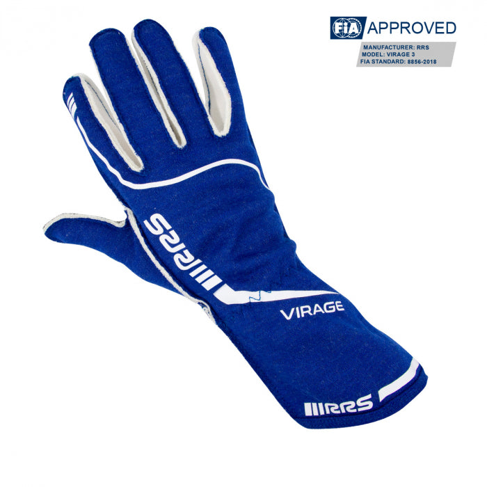RACING GLOVES RRS VIRAGE 3  - FIA 8856-2018