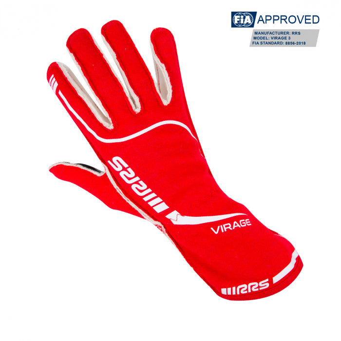 RACING GLOVES RRS VIRAGE 3  - FIA 8856-2018