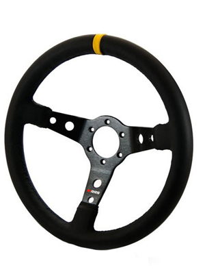RRS MONTE CARLO steering wheel - Black suede