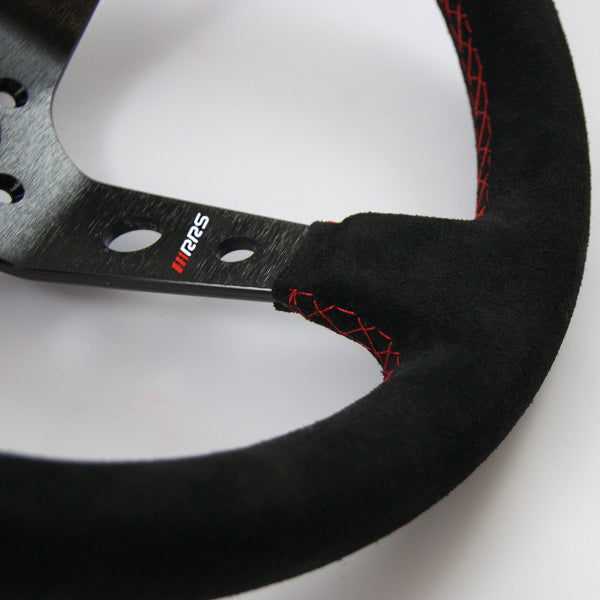 RRS RALLY steering wheel- Black suede